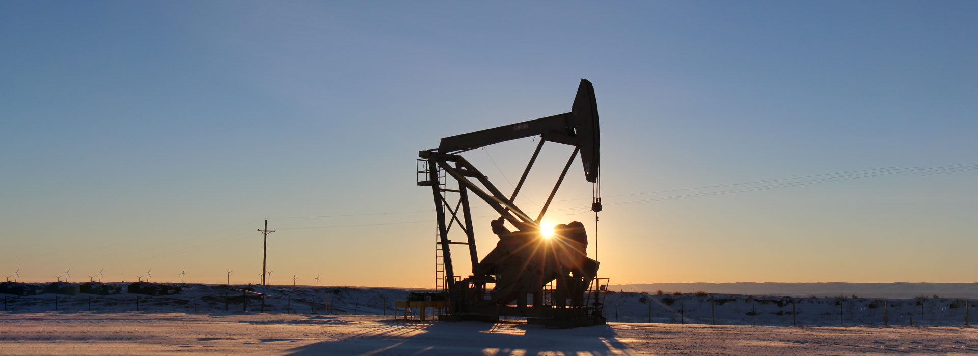 Pumpjack in the Wyoming Oilfield